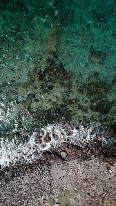 海浪鸟瞰图